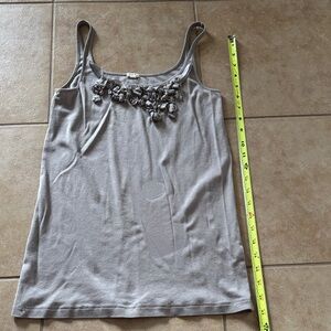 Y2K J.Crew Top with Floral Detail